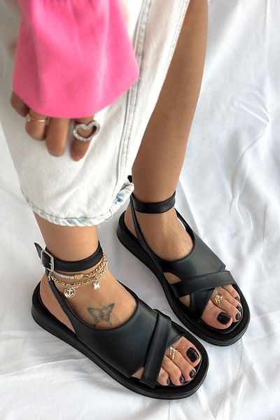 Shoebutik Black Sonia Women's Sandals