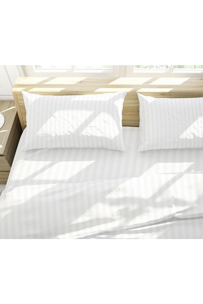 EVYA Σετ Παπλωματοθήκη Μονό - Mint Hotel Series Luxury Satin Elastic 90x190cm