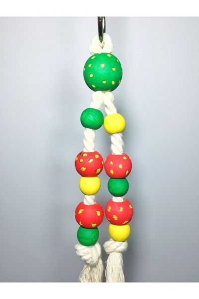 Ciko Kafes Parrot Colorful Stress String Toy