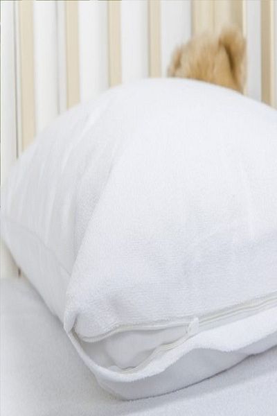 Evony 1 Piece Mattress Cotton Pillow Case - Zippered, Liquid Proof, 50x70 Cm