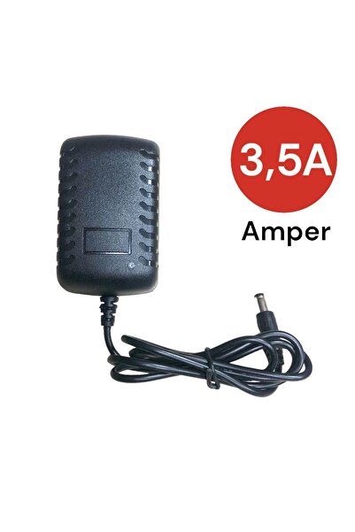 Tek-İş Fişli Şerit Led Güvenlik Kamerası Adaptörü Trafosu Güç Kaynağı 12 Volt 3.5 Amper Dönüştürücü