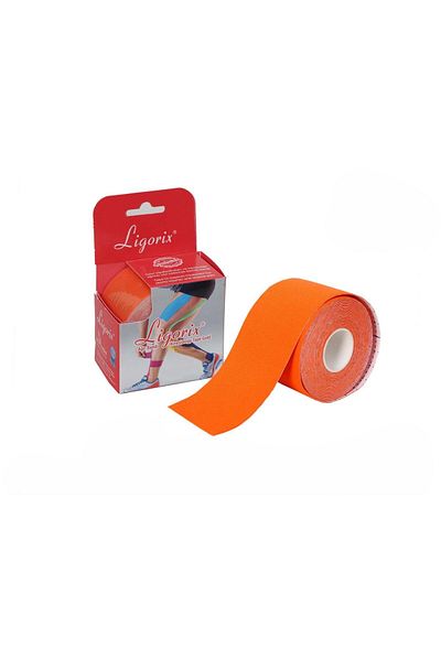 Ligorix Kinesio Tape Sports Tape 5cmx5m Πορτοκαλί