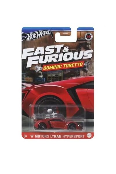 HOT WHEELS Fast And Furious Dominic Toretto W Motors Lykan Hypersport