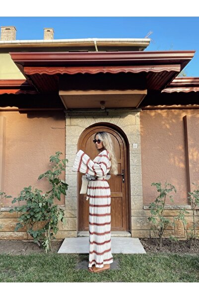 Valle Fashion فرانكي تصميم خاص كيمونو طويل بحزام