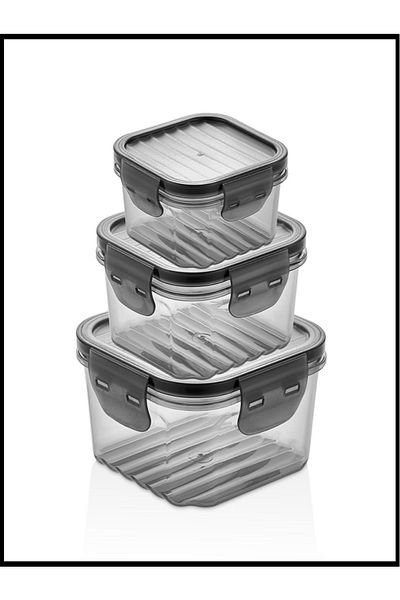 Bayev Quick 3 Pieces Leak Proof Refrigerator Storage Set - L-860