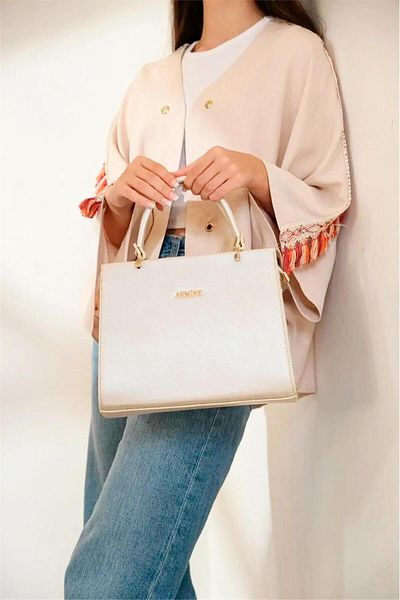 Armine Women's Handbag 355 - Cream