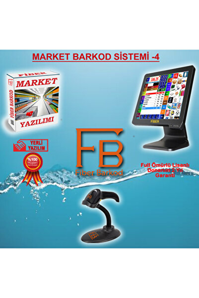 Market Barkod Sistemi-4 J1800 / Fiber Barkod Sistemleri