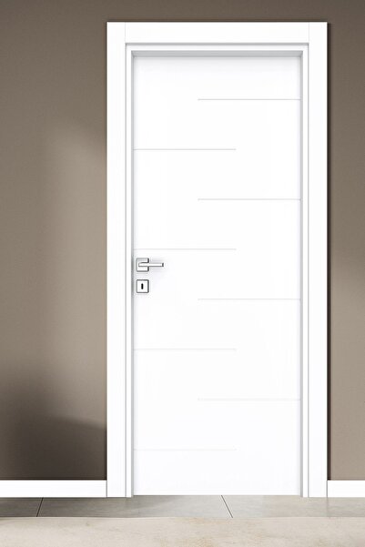 ALO KAPI MELAMİN KARİZMA BEŞ ODA KAPISI, BEYAZ, 76/204/18-27 CM