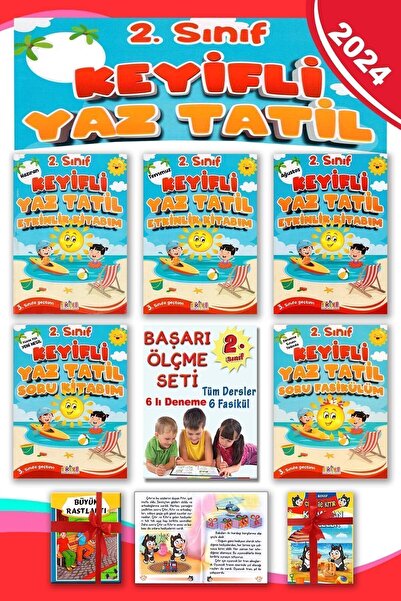 Kaliteli Eğitim Yayınları 2. Sınıf Key Yaz Tatil Kitabı Seti Yeni 2024