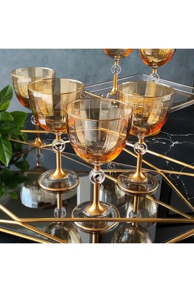 REGNA HOME Fine Living Regna Home Helen Gold Kadeh 6lı