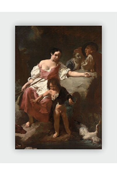 fırsatlar diyarı Giovanni Battista Piazzetta, Pastoral Scene  Vintage Art Duv...