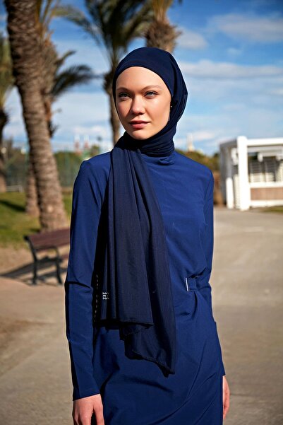 Marina B2402 Μοντέλο Πρακτικό Ναυτικό Μπλε Καπό σάλι από τούλι