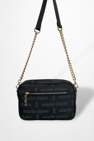 Marie Claire Women's Black Messenger Bag Layla MC241103761