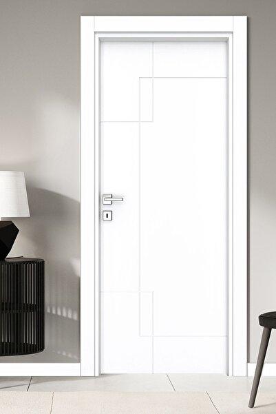 ALO KAPI MELAMİN KARİZMA YEDİ ODA KAPISI, BEYAZ, 86/204/14-17 CM