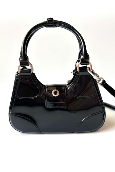 İrem Üçer Kadın Siyah Silver Toka Detaylı Çanta