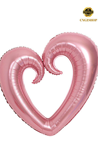 CNGZSHOP "İçi Boş Kalp Folyo Balon - Romantik ve Şık Dekorasyon"