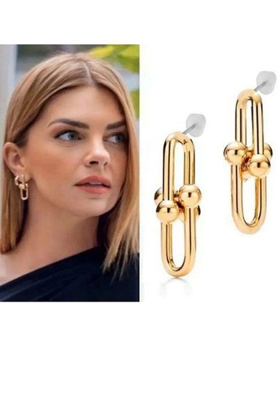 PREGIO Stylish Silver Tiffany Women's Earrings