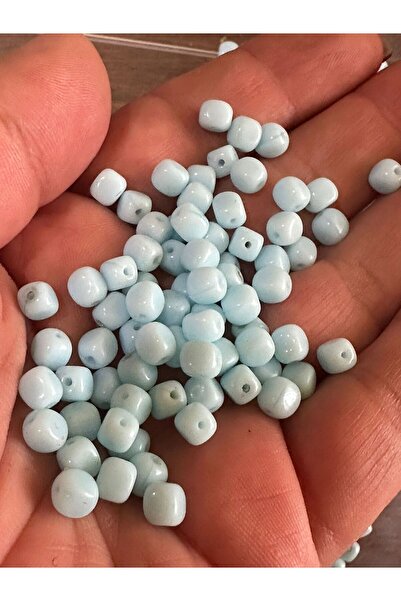 Gönülden Tasarım 7 MM 50 bucăți cub de cristal - bijuterii cu mărgele albastr...