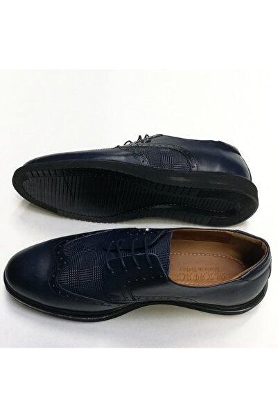 BM Home Чоловічі сині ортопедичні класичні черевики