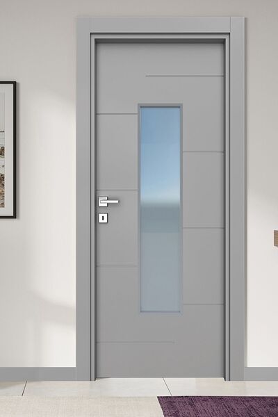 ALO KAPI MELAMİN KARİZMA LORAS BEŞ CAMLI ODA KAPISI, 76/204/9-13 CM