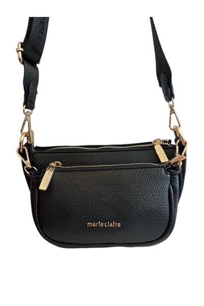 Marie Claire Black Women's Shoulder Bag Jersey