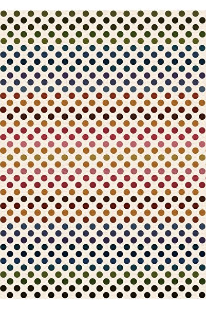 Rugs Modern Halı Mira 2080 Multy Çok Renkli Dama Desen Dokuma Taban Halı