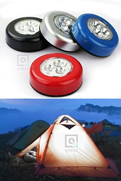 QNİAY Çadır Lambası Dokunmatik Stick Lamba Pilli Renkli(1 Adet) Kamp Arazi Seyahat Taşınabilir Aydınlatma