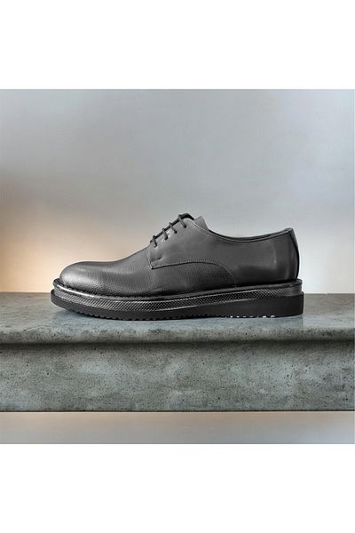 SÜVARİ Süvari Casual - Μαύρα Δερμάτινα Ανδρικά Παπούτσια