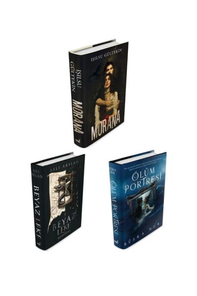 İndigo Kitap Beyaz Leke, Morana, Ölüm Portresi Ciltli Set 3 Kitap