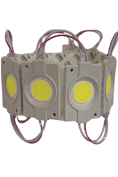 Hazar Led 12 Volt 2.4 Watt Tekli Su Geçirmez Modül Led Beyaz (10 ADET)