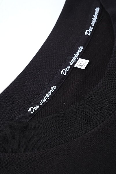 Dex Supports Lasting Energy Oversize T-Shirt Black Color Loose Fit 280g