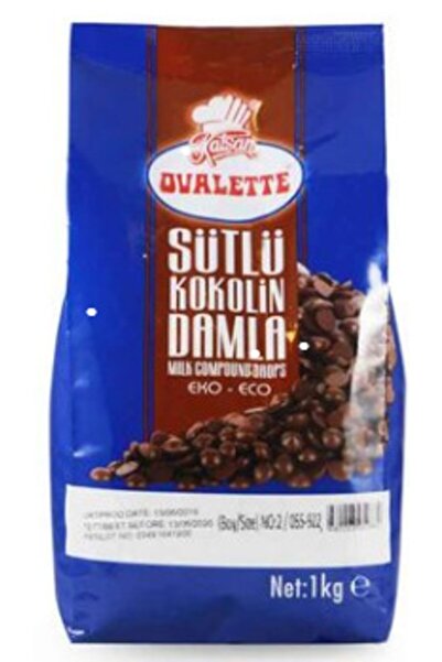 Katsan Ovalette Ovalette Sütlü Damla Çikolata 1kg