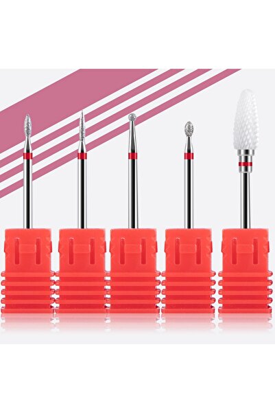 Full Beauty Törpü Makinası Ucu Elmas ve Seramik Freze Uç Seti