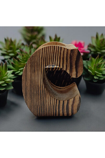 Renkli Tasarım Evi Kişiye Özel Harf Mumluk-c Harfi