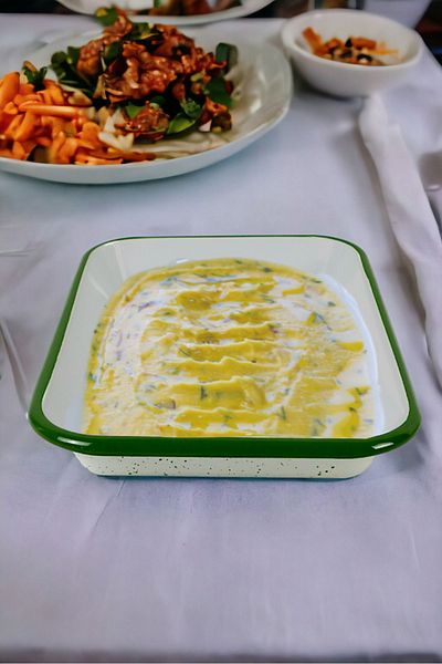 İnci Emaye No 28 Enamel Rectangle Plate Dish Breakfast Camping Picnic