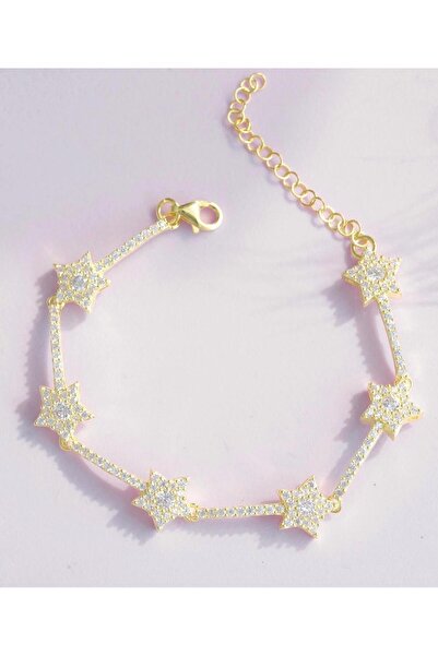 DMR Accessoire çelik gökyüzündeki yıldız bileklik gold