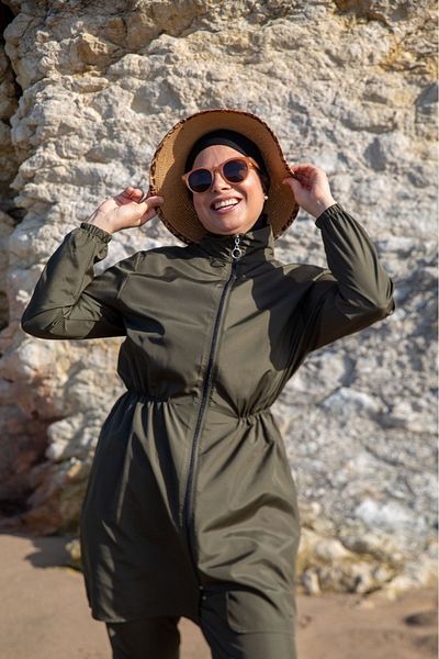 new ats Hijab Top Swimsuit - Elastic Waist, Single Top
