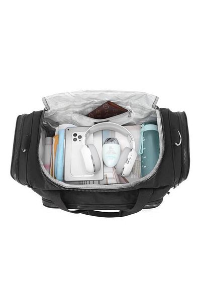 SMART BAGS Black Travel Bag 1212