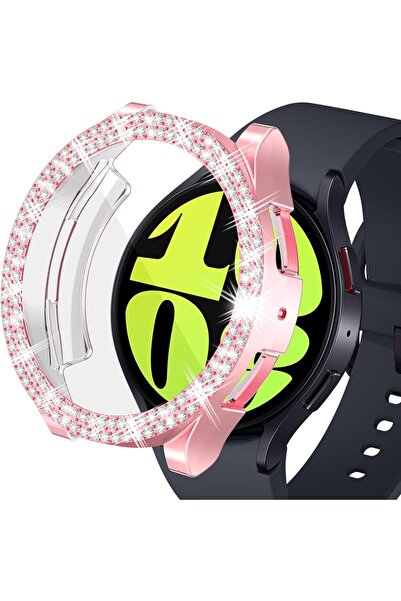 Nezih Case Samsung Galaxy Watch 4 / 5 / 6 / 7 / Fe 40mm Uyumlu Çift Sıra Parl...