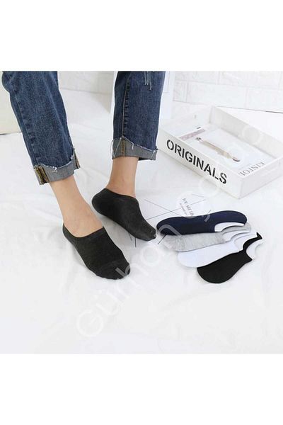 Gürhan Çorap Unisex Σετ 5 Αόρατα Αθλητικά Παπούτσια - Βαμβακερές κάλτσες Babet