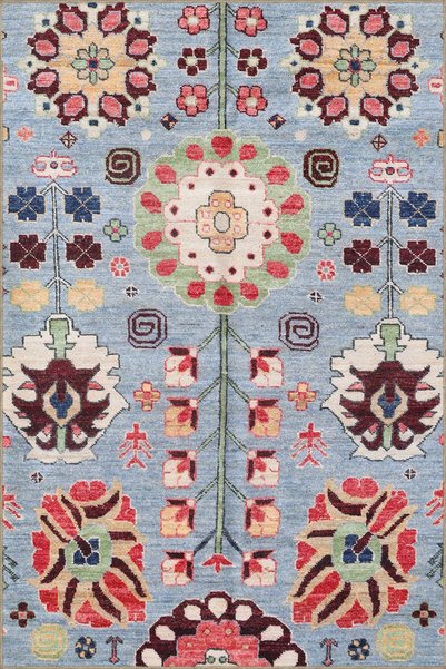 Rugs Modern Halı Covor cu talpă țesută cu model botanic și covor lavabil aloha45