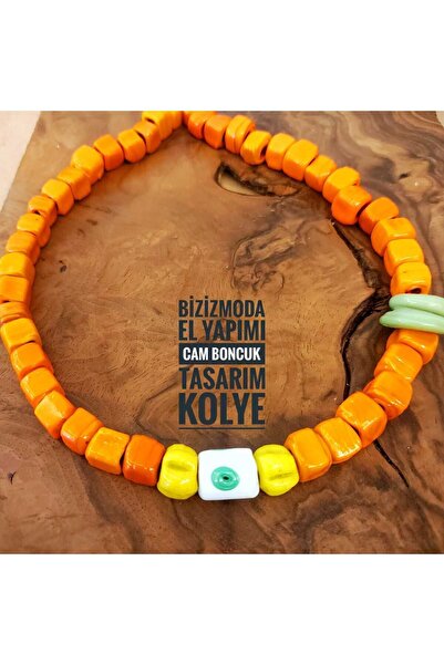 bizizmoda الطابق السفلي الزجاج حبة Serenay الزجاج قلادة عين الشر حبة قلادة