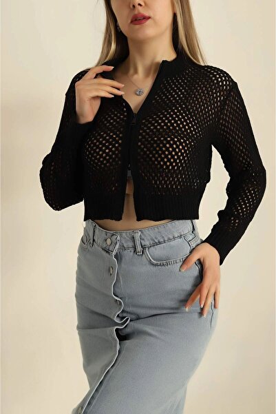 miratriko cardigan de vară ajurat cu fermoar în direcție dublă - tendință mod...