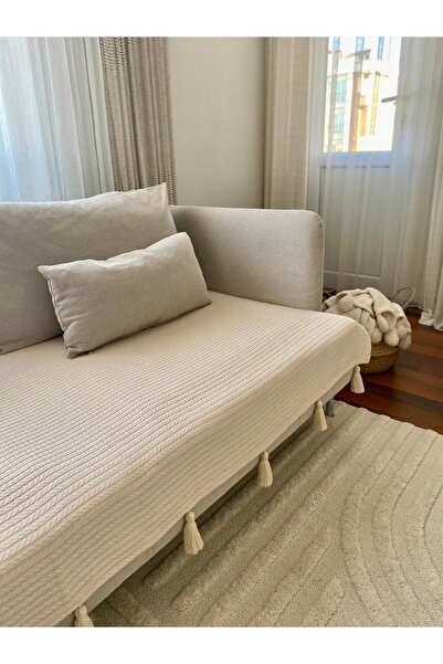 SOFT Koltuk Örtüsü Açık Bej Rengi ( 95*200 Cm )