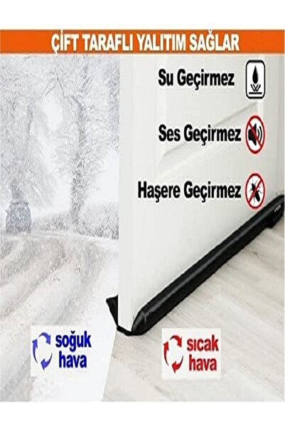 Ankaflex Under Door Thermal Insulation Sponge Two-Way Wind Sound Insect Prevention 2 Pieces