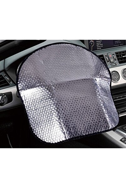 Ankaflex مظلة شمسية لعجلة قيادة السيارة من الفوم المعدني - مناسبة لجميع المرك...