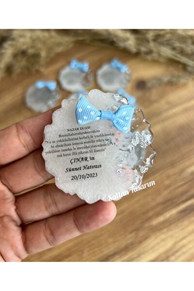 Sultan Tasarım 6 Cm - 20 Adet Fiyonk Söz Nişan Düğün Kız Erkek Bebek Yenidoğa...