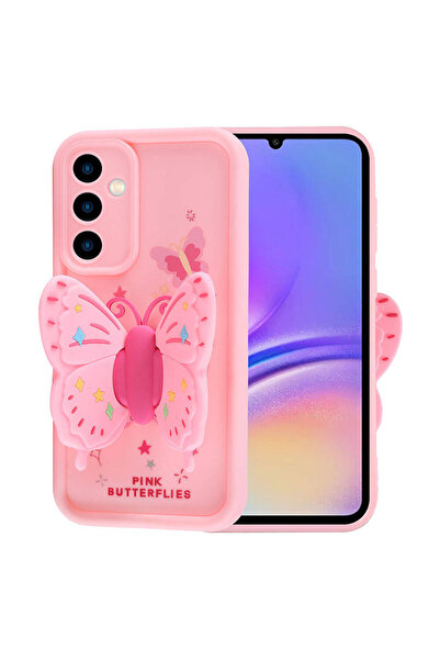 Rivor Samsung Galaxy A25 Uyumlu Kılıf Kamera Korumalı Kelebek Figürlü Yumuşak...