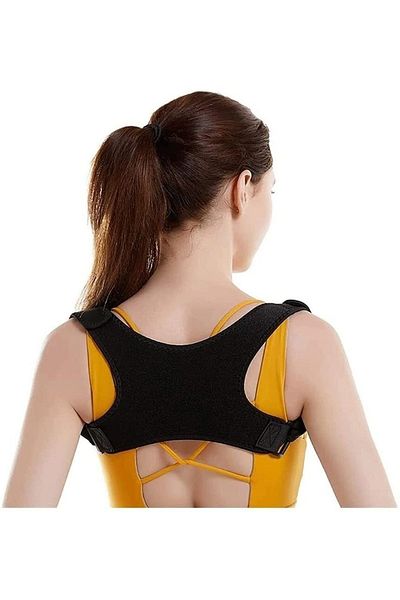 Ankaflex Unisex Μαύρη πεταλούδα όρθια στάση κορσέ κατά της καμπούρας κατά του ιδρώτα