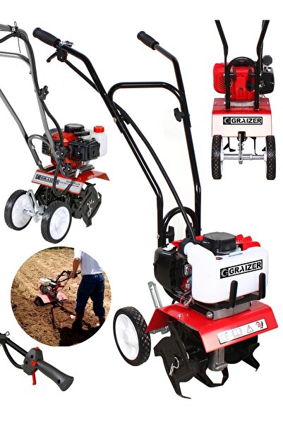 Graizer Alman Turbo 12 Hp Çelik Şanzuman Bakir Sargili Benzinli Çapa Makinesi...